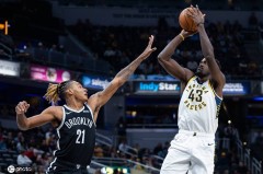 小波特32+11西亚卡姆空砍23+6+9 篮网胜步行者